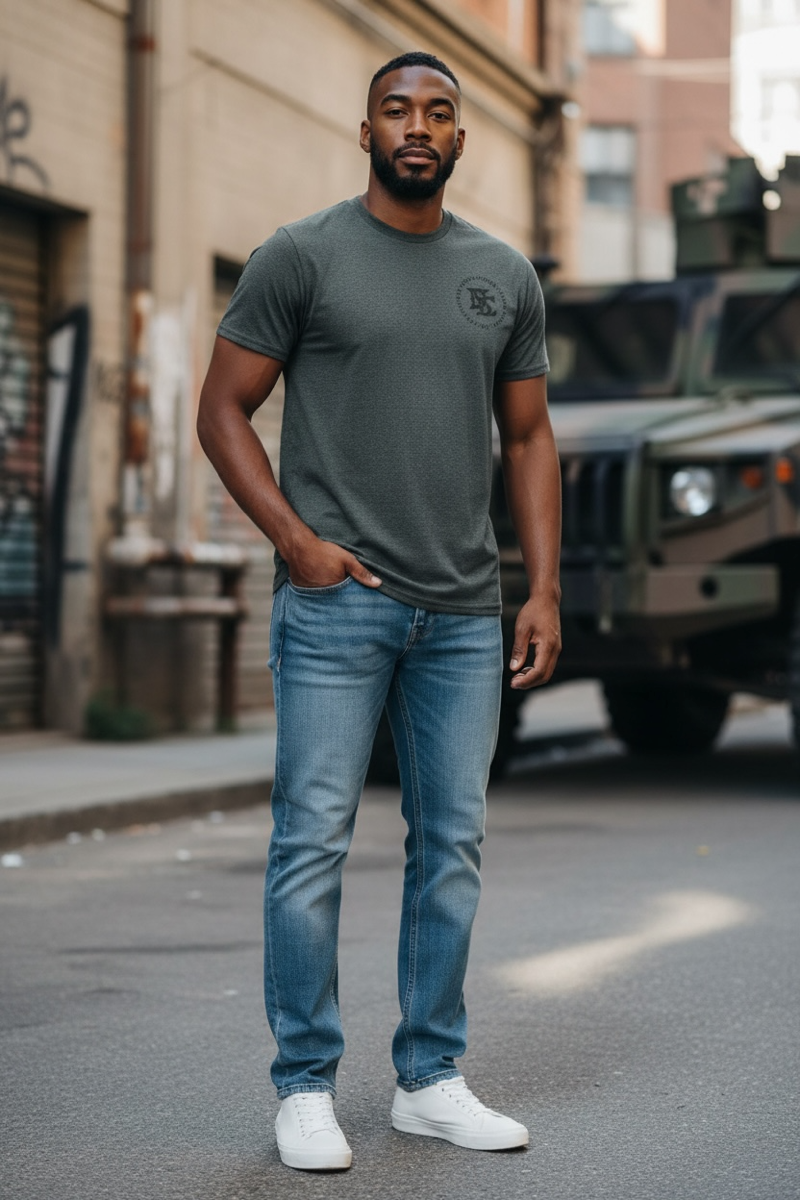 T-shirt - MarshalGray